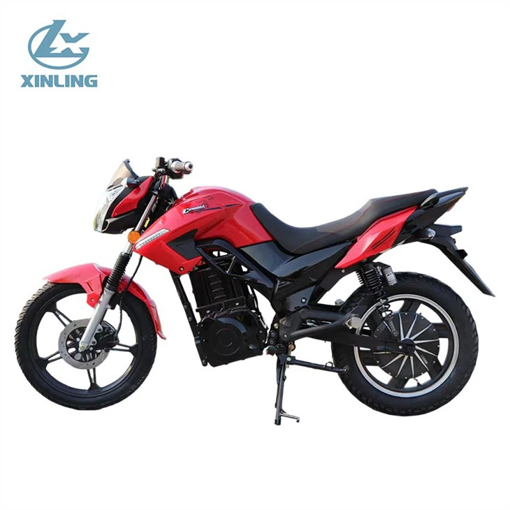 Red Smart Electric Motorcycle